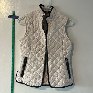 Eddie Bauer Snowflake White and Black Vest